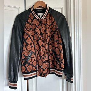 Coach 1941 black sheep leather wild beast shrunken bomber